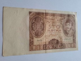Banknot 100 złotych 1934 r seria CG