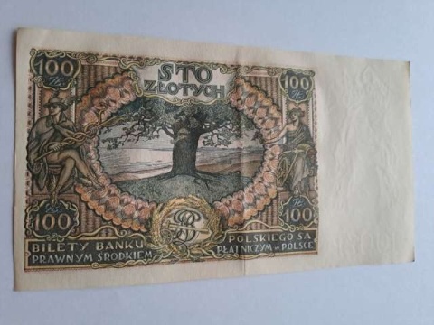 Banknot 100 złotych 1934 r seria CO