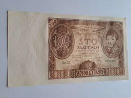 Banknot 100 złotych 1934 r seria CO