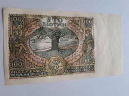 Banknot 100 złotych 1934 r seria CO