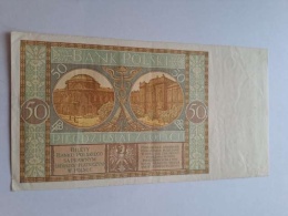Banknot 50 złotych 1929 r seria DX
