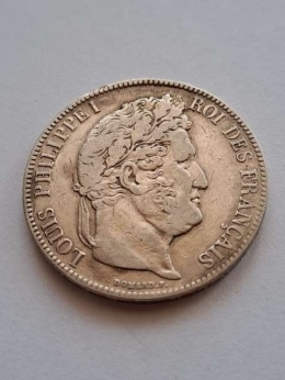 Francja 5 Franków Louis Philippe I 1837 r