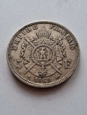 Francja 5 Franków Napoleon III 1869 r