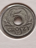 Generalna Gubernia 5 Groszy 1939 r