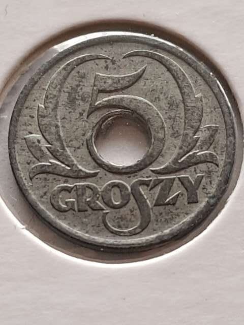 Generalna Gubernia 5 Groszy 1939 r