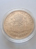 Hiszpania 5 Pesetas Alfonso XIII 1891 r
