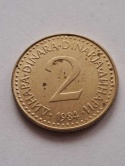 Jugosławia 2 Dinary 1984 r