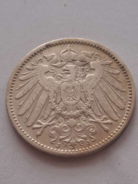 Niemcy 1 Marka Wilhelm II 1907 r J