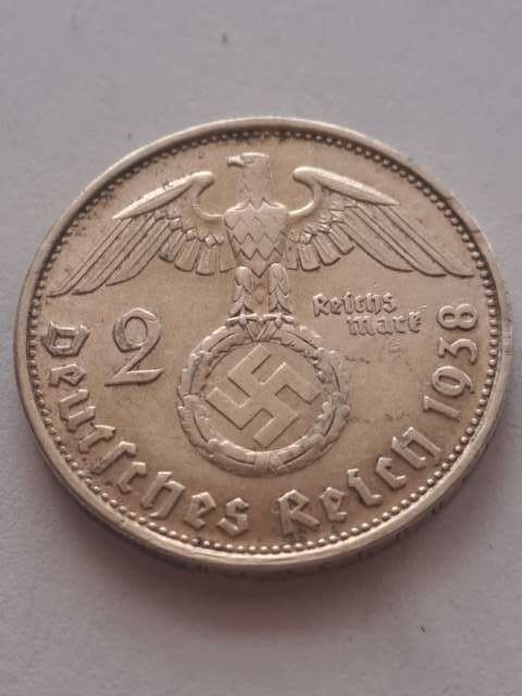 Niemcy 2 Marki Hindenburg 1938 r B