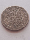 Niemcy 2 Marki Prusy 1876 r