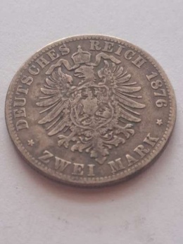 Niemcy 2 Marki Prusy 1876 r