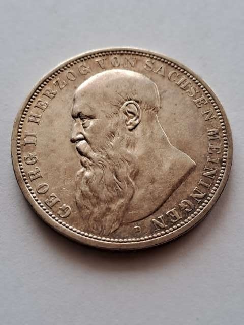 Niemcy 3 Marki Meiningen 1908 r