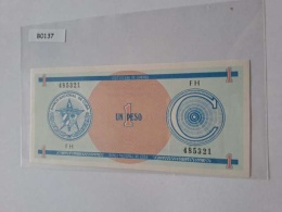 Kuba 1 peso 1985 r seria FH