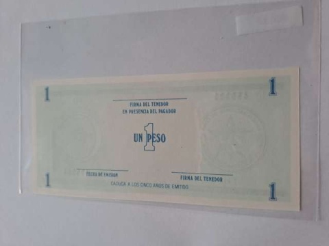 Kuba 1 peso 1985 r seria FH