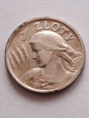 1 zł Żniwiarka 1925 r