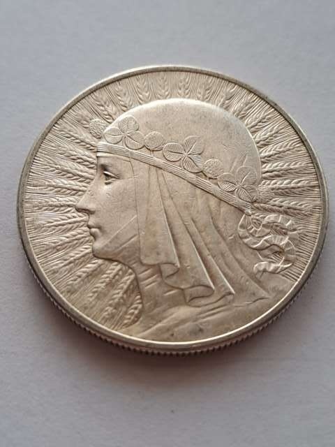 10 zł Głowa Kobiety 1932 r bez znaku