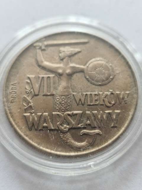 10 zł VII Wieków Warszawy 1965 r próba