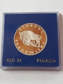 100 zł Ochrona Środowiska Żubr 1977 rok