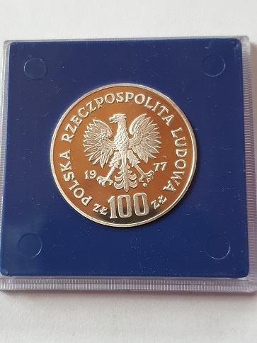100 zł Ochrona Środowiska Żubr 1977 rok
