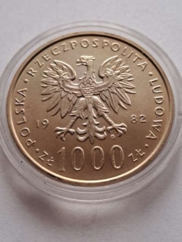 1000 zł Jan Paweł II 1982 r