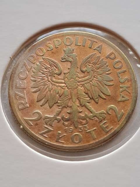 2 zł Głowa Kobiety 1933 r