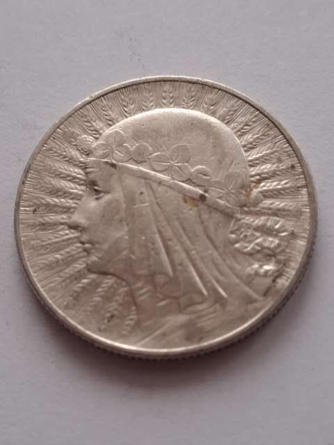 5 zł Głowa Kobiety 1933 r