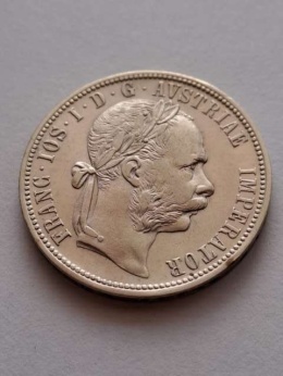 Austria 1 Floren Franciszek Józef I 1886 r