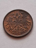 Austria 1 haler Franciszek Józef I 1897 r