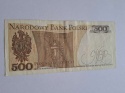 Banknot 500 zł Tadeusz Kościuszko 1982 r seria GE