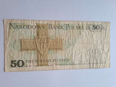 Banknot 50 zł Karol Świerczewski 1982 r seria DF