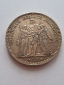 Francja 5 Franków Herkules 1873 r