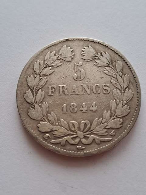 Francja 5 Franków Louis Philippe I 1844 r