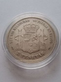 Hiszpania 5 Pesetas Amadeo I 1871 r