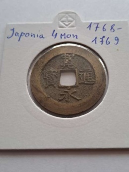 Japonia 4 Mony 1768-1769 r