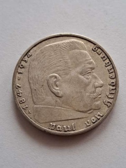 Niemcy 2 Marki Hindenburg 1938 r A
