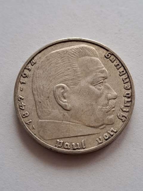 Niemcy 2 Marki Hindenburg 1938 r A