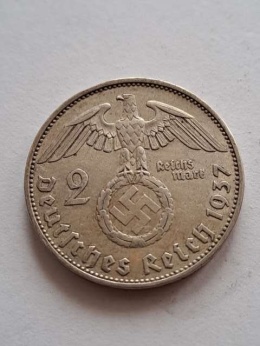Niemcy 2 Marki Hindenburg 1938 r A