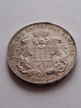 Niemcy 3 Marki Hamburg 1914 r