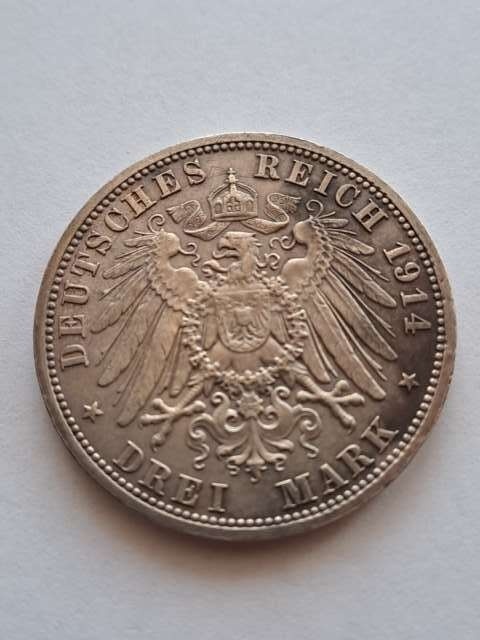 Niemcy 3 Marki Mundur 1914 r