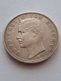 Niemcy 5 Marek Bayern 1891 r rzadki