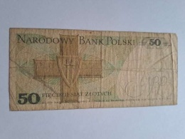 Banknot 50 zł Karol Świerczewski 1979 r seria D