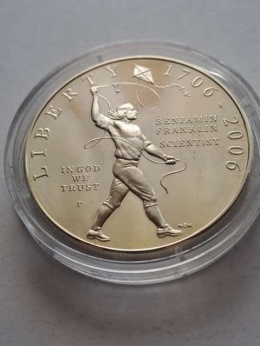 USA Dollar Benjamin Franklin 1706 - 2006 r