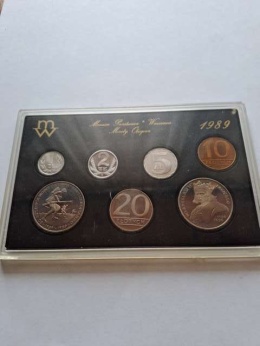 Zestaw rocznikowy 1989 r polskie lustrzanki