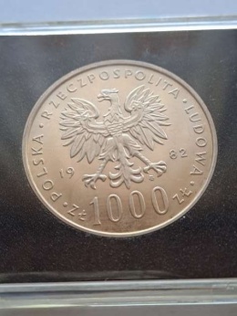 1000 zł Jan Paweł II 1982 r