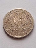 2 zł Głowa Kobiety 1933 r
