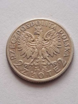 2 zł Głowa Kobiety 1933 r