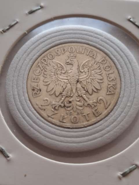 2 zł Głowa Kobiety 1934 r