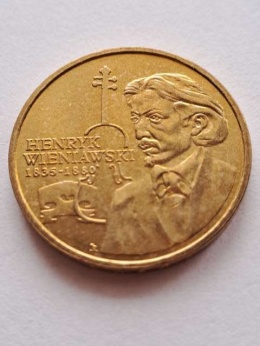 2 zł Henryk Wieniawski 2001 r
