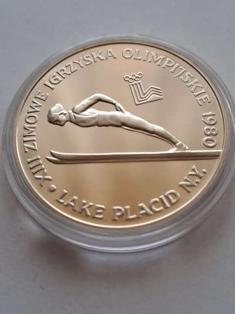 200 zł Lake Placid 1980 r bez znicza