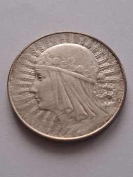 5 zł Głowa Kobiety 1933 r